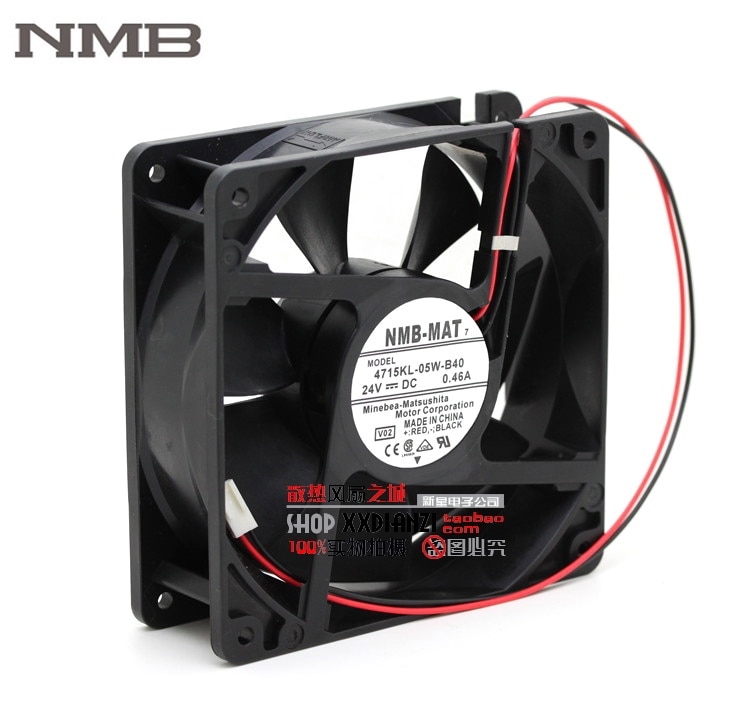       ð , NMB 7 4715KL-05W-B40 12038 120mm 12cm DC 24V 0.46A
